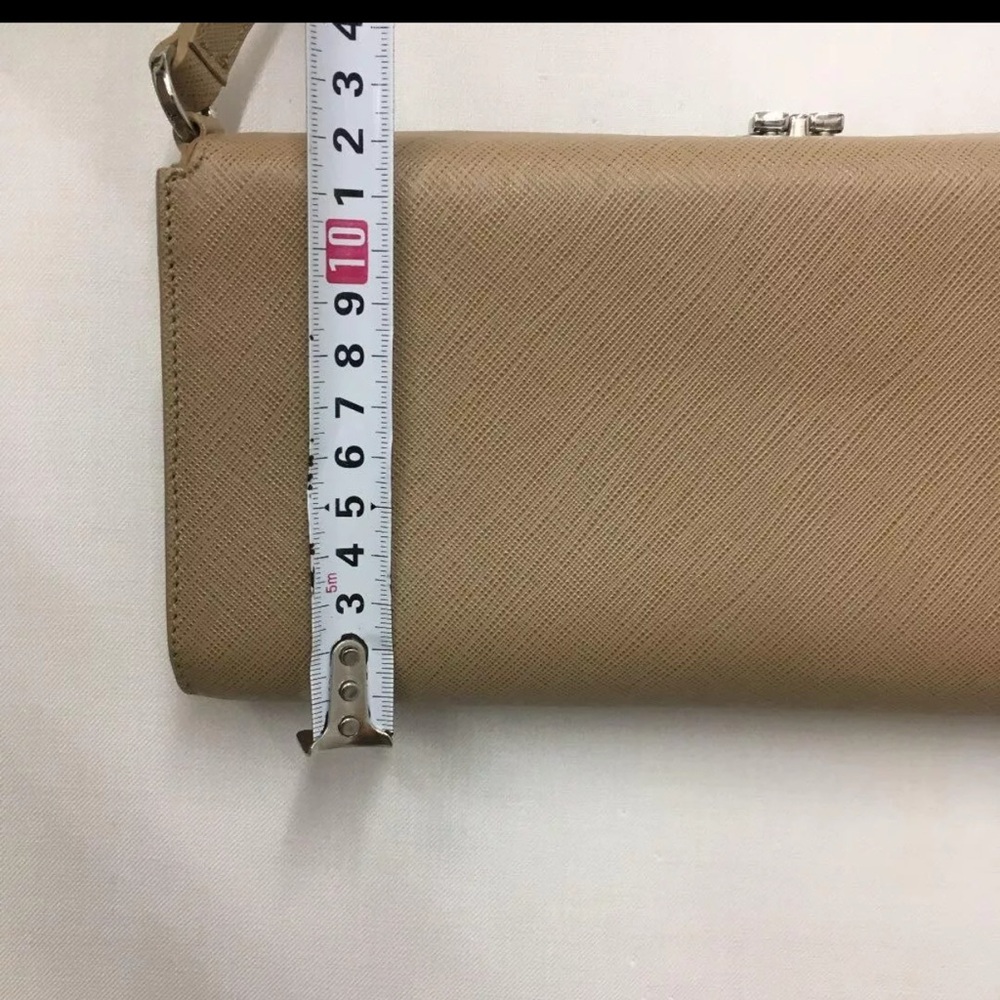 Salvatore Ferragamo Gancini Shoulder Bag Beige